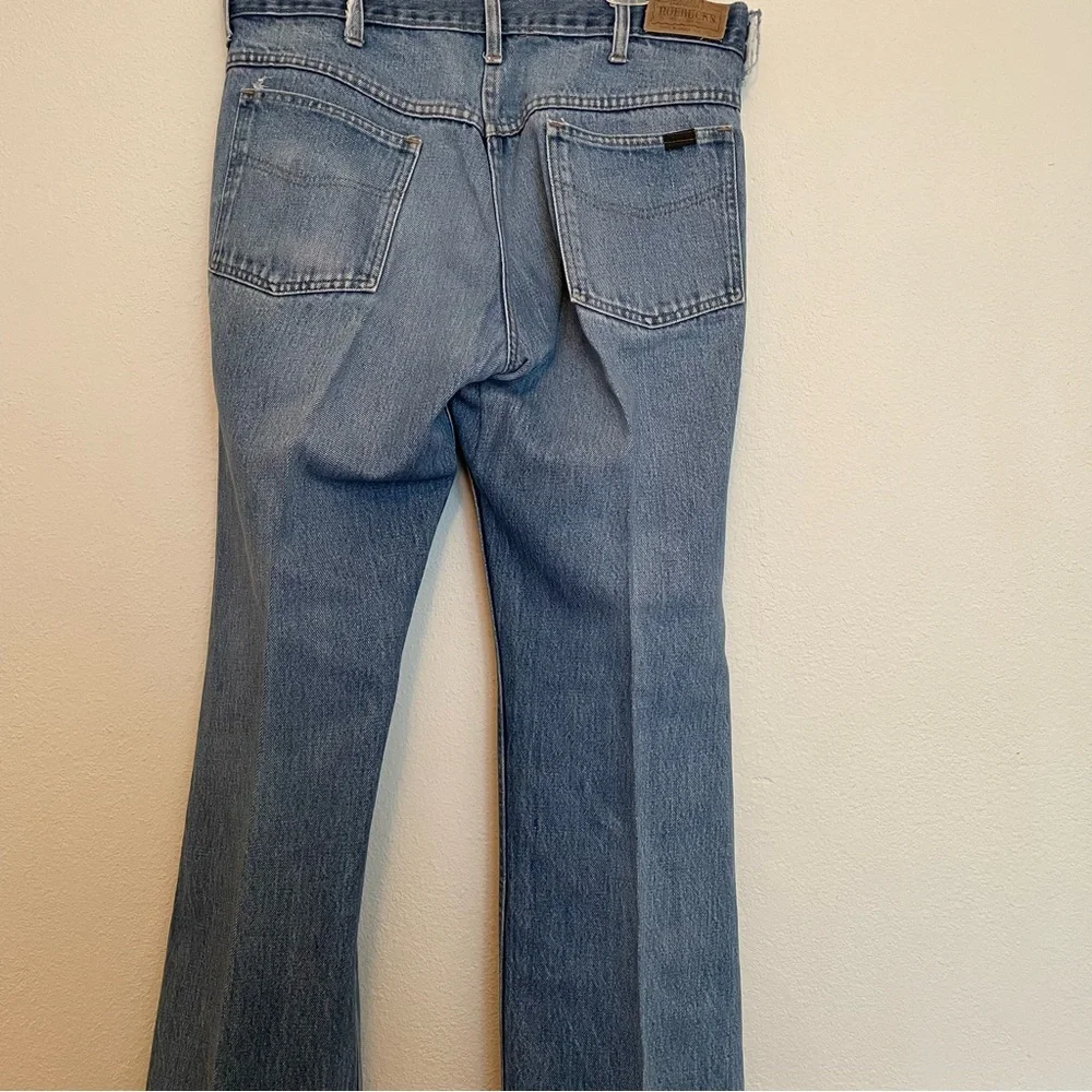 Vintage‎ Sears Roebuck & Co Jeans Men’s Size 34”x 29” Medium Wash